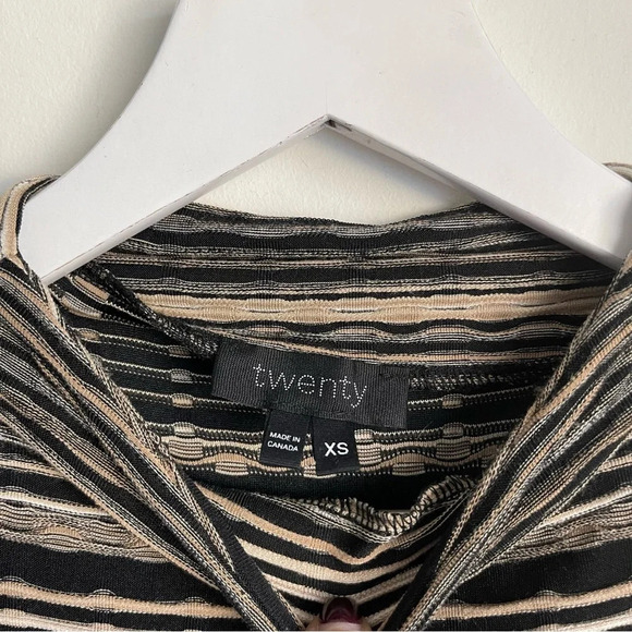 Twenty brand striped sleeveless high neck dress size XS - Picture 5 of 7